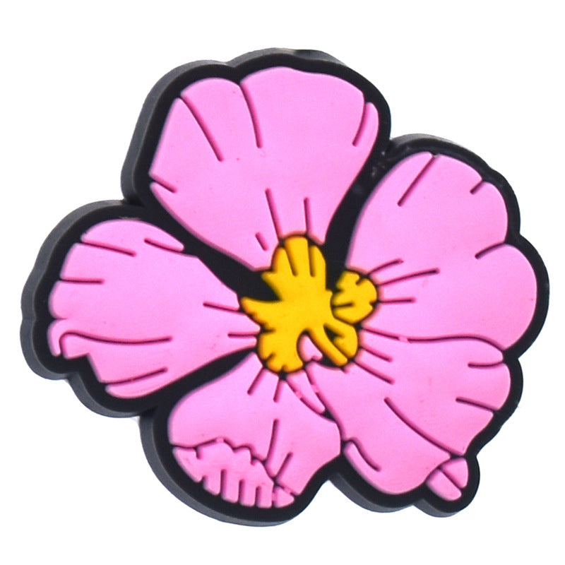 Serie de verano de PVC de 100pcs al por mayor hebilla de zapato de bricolaje